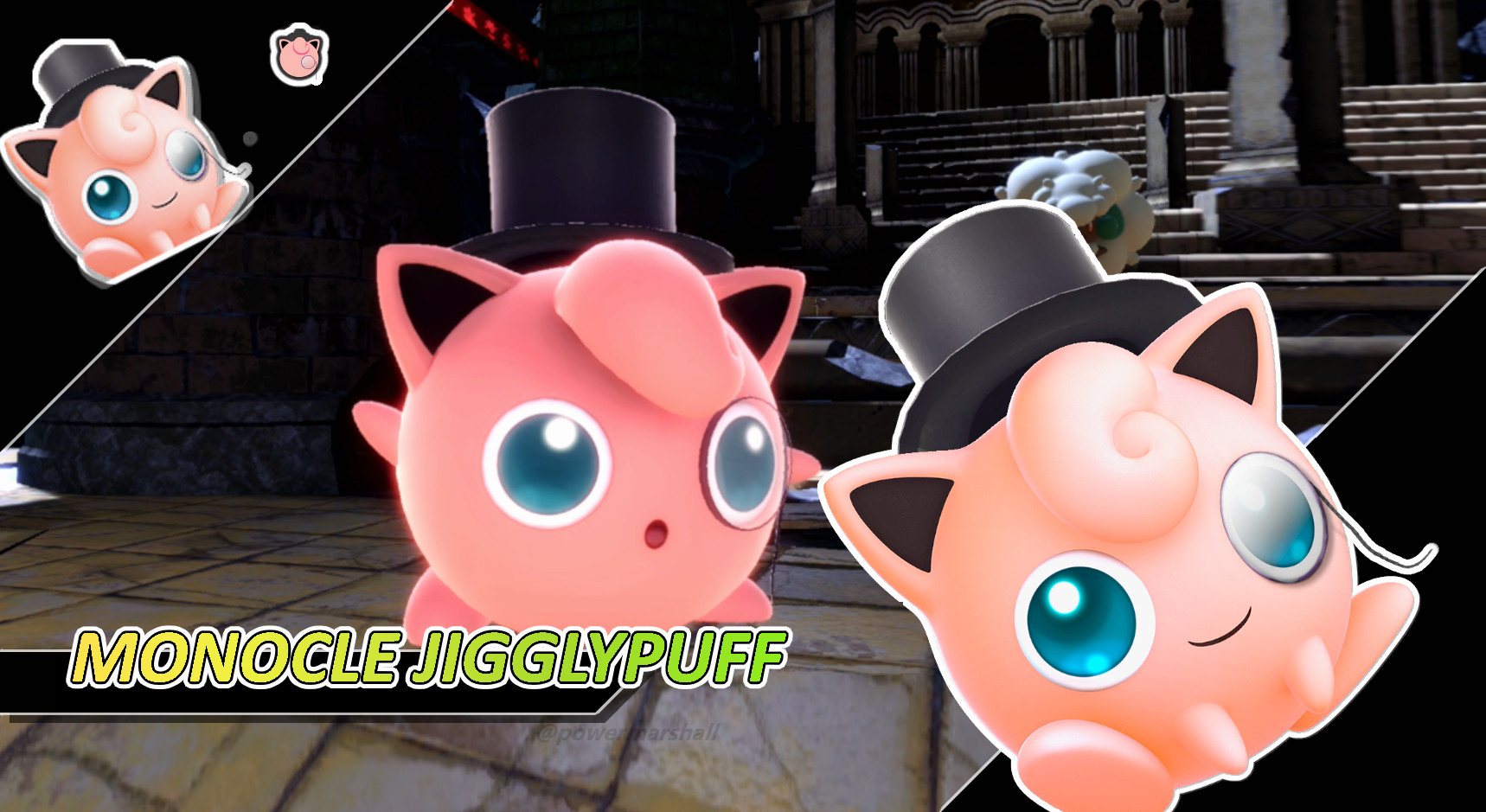 Monocle Jigglypuff Super Smash Bros Ultimate Mods