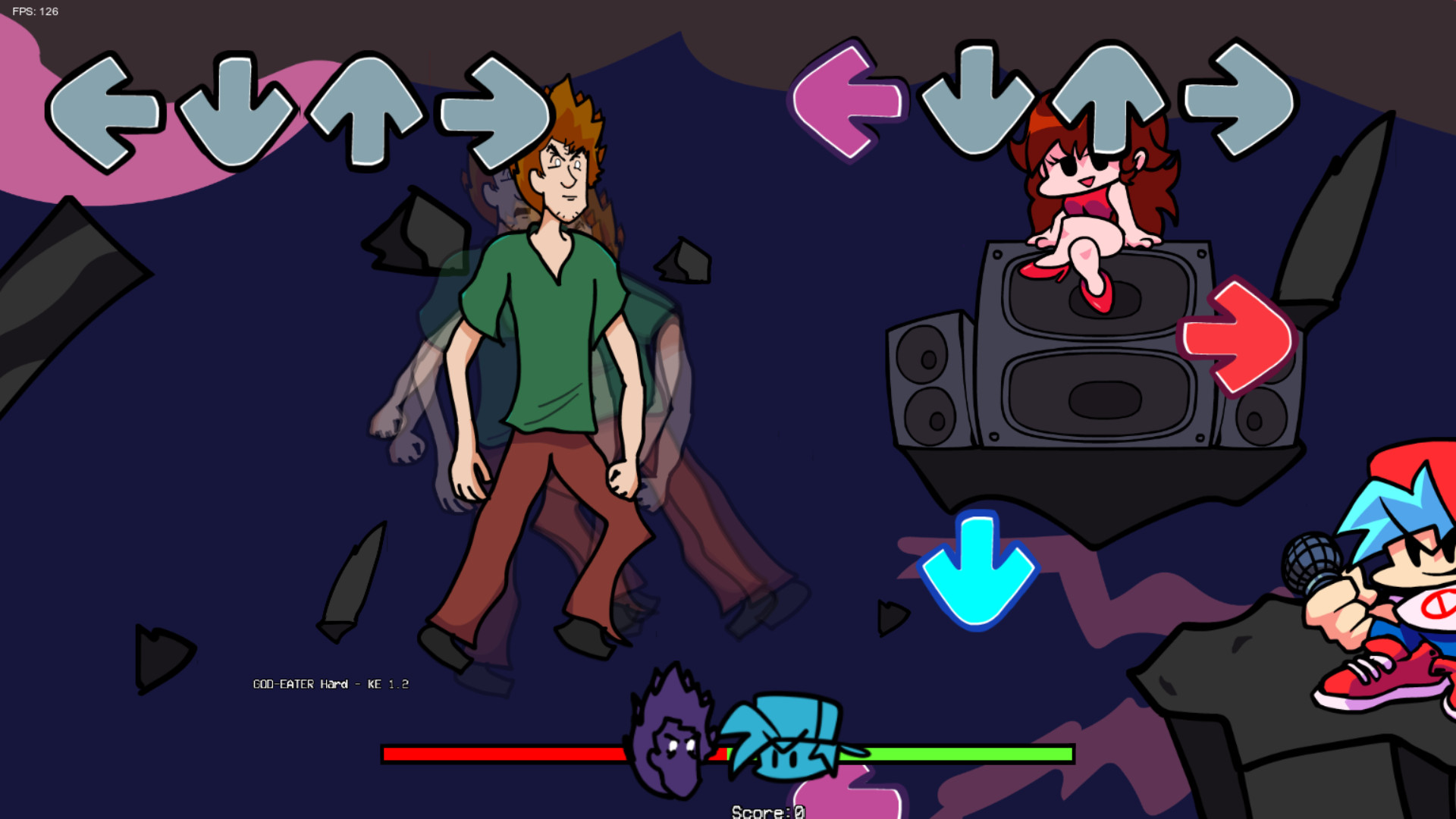 Shaggy With Just 0 01 Power Friday Night Funkin Mods