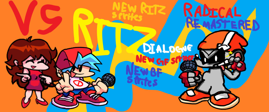 VS Ritz Full Week (Radical Remaster) Mod for Friday Night Funkin' | FNF ...