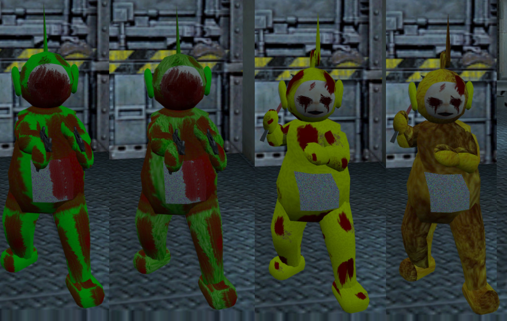 Slendytubbies 3 Skins pack (Updated)