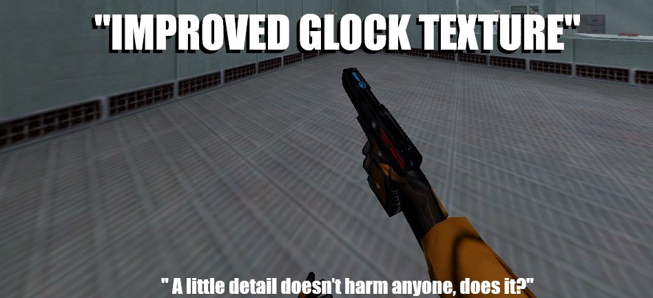 Half - Life: Improved Glock Texture