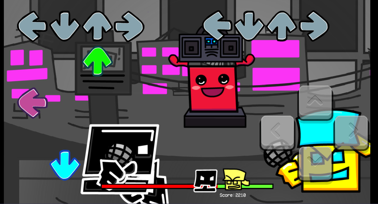 Geometry Funkin Dash (Portable on Android) Mod for Friday Night Funkin ...