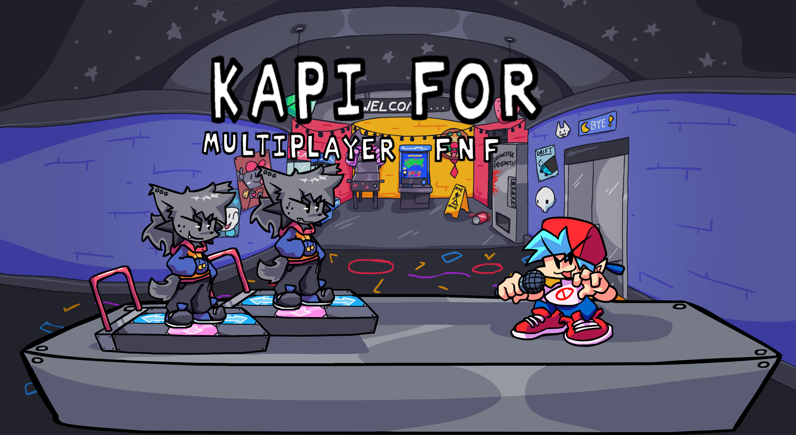 Friday Night Funkin' Multiplayer [Friday Night Funkin'] [Mods]