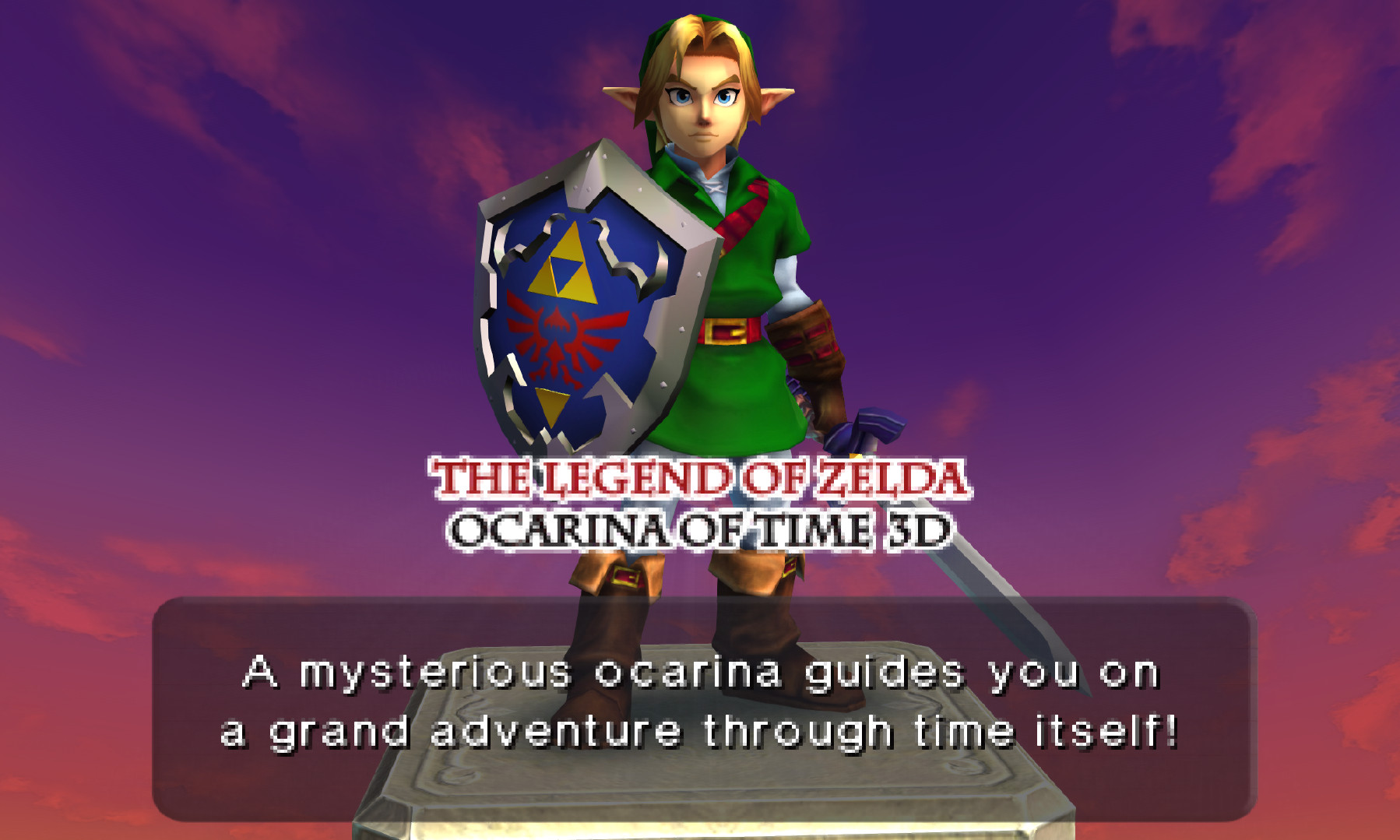 The Legend of Zelda: Ocarina of Time 3D Link Princess Zelda The