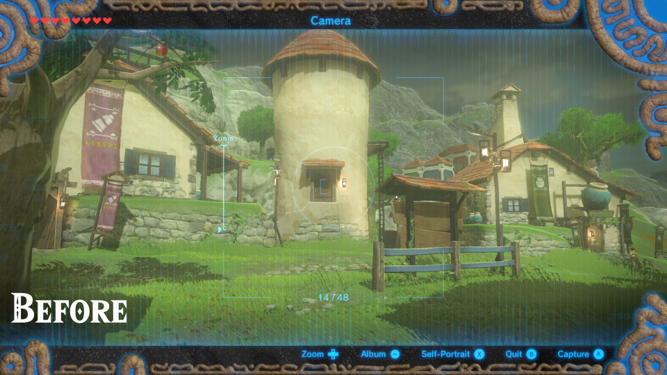 Clear Camera [The Legend of Zelda Breath of the Wild (WiiU)] [Mods]