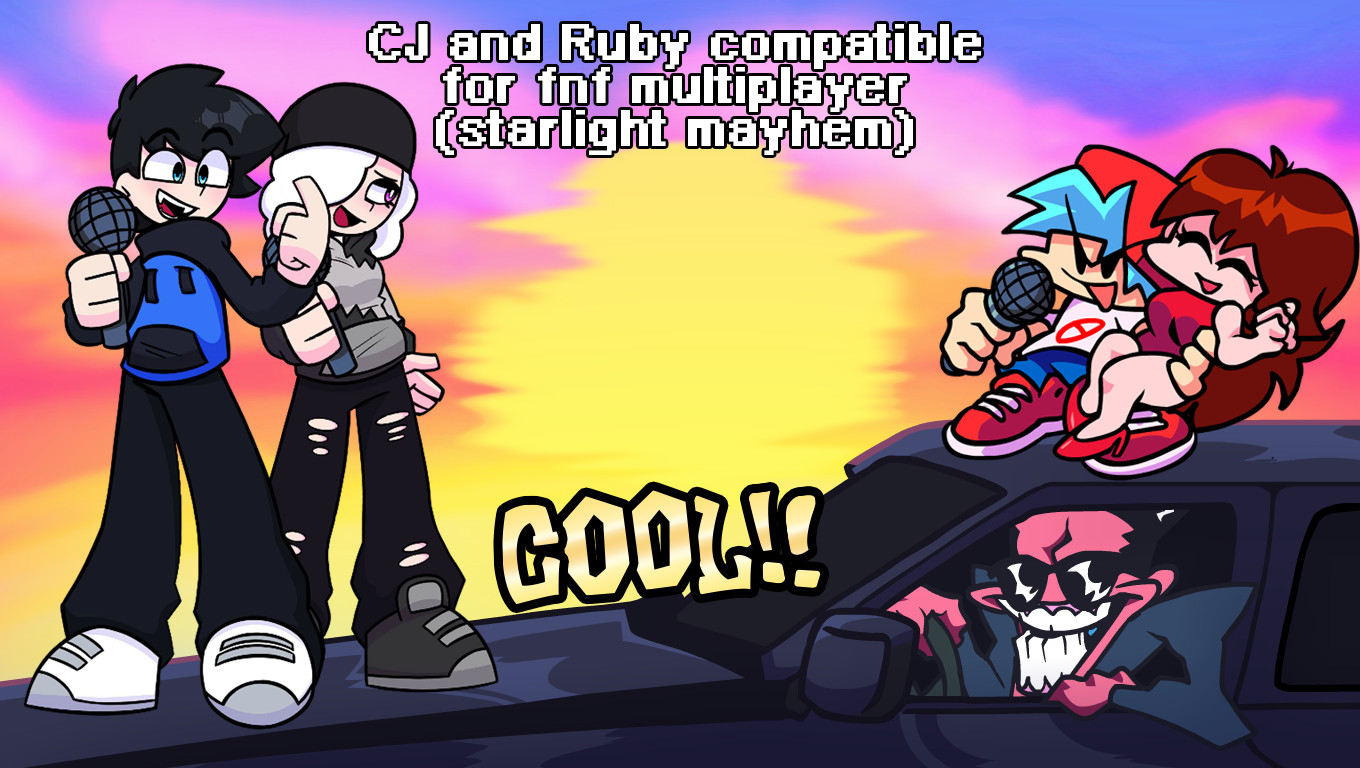 Starlight Mayhem  Vs. CJ (2.0 UPDATE) [Friday Night Funkin'] [Mods]