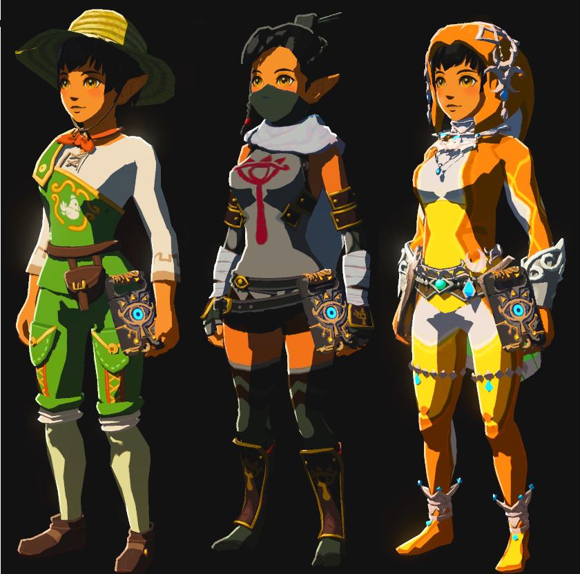 Gerudo Tan on Linkle's Default Outfits [The Legend of Zelda: Breath of the  Wild (WiiU)] [Mods]