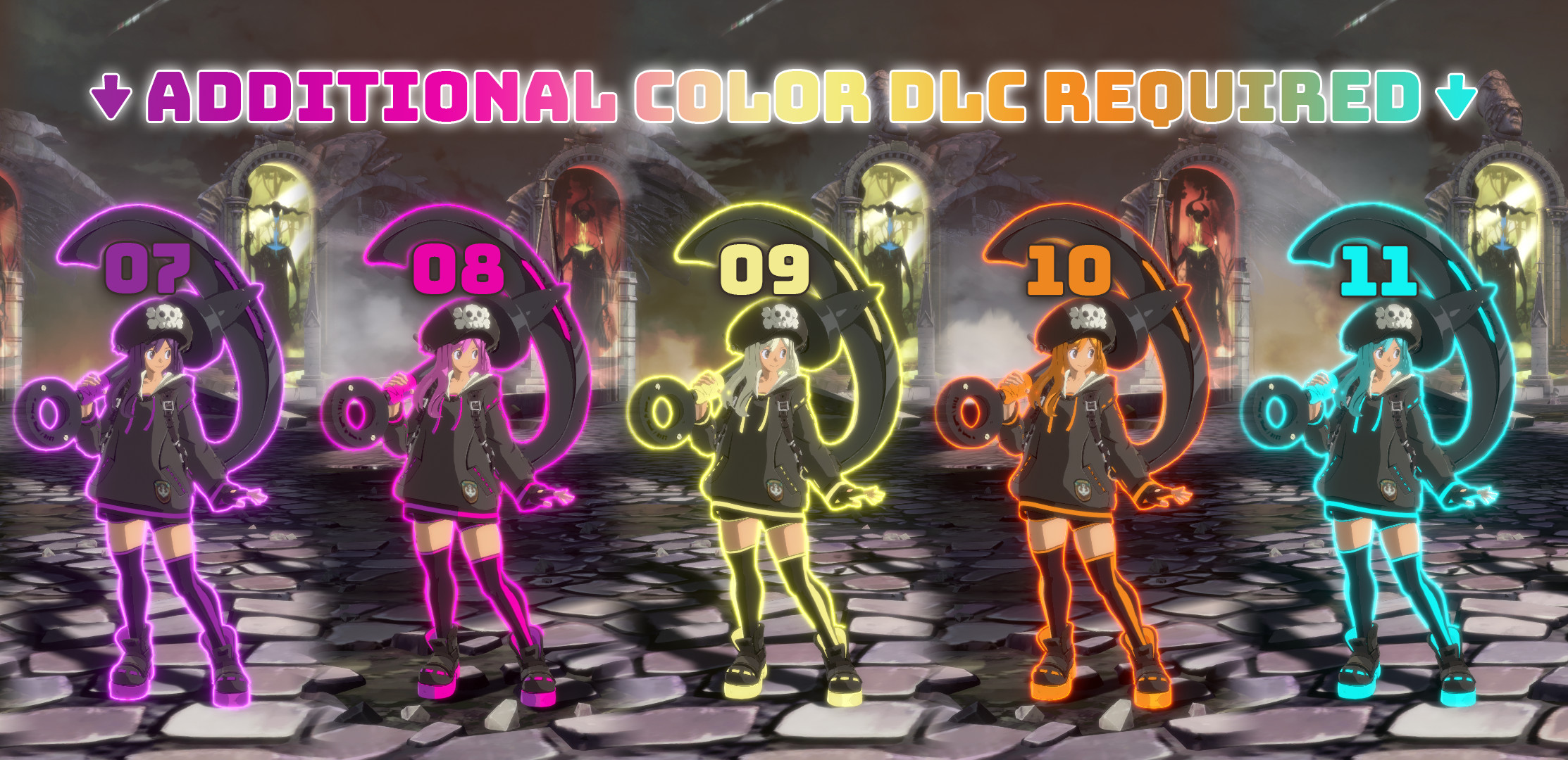 May Neon Colors Mod for GUILTY GEAR -STRIVE- | GGST Mods