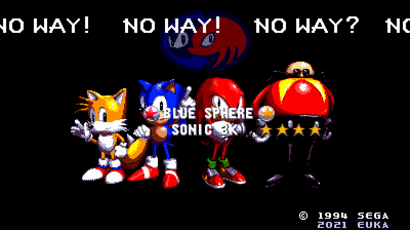 sonic blue spheres