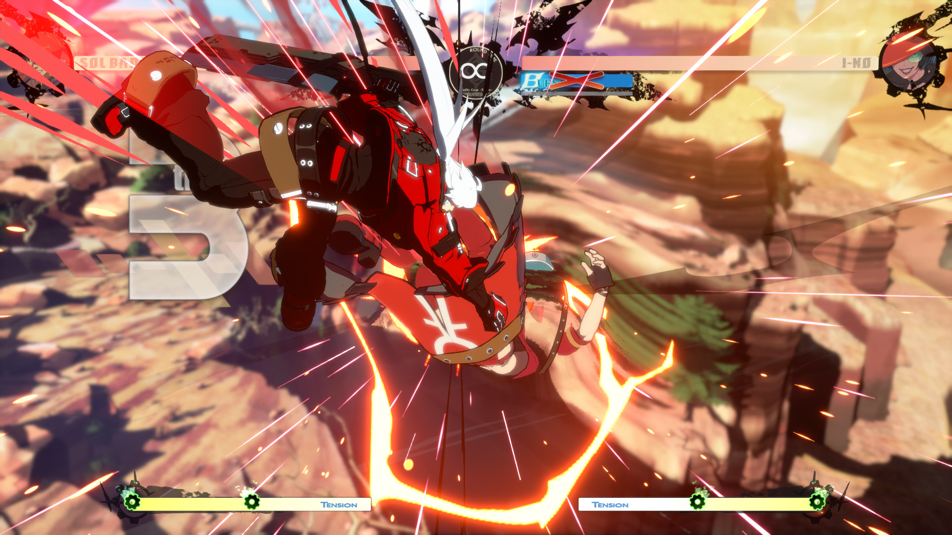 Sol The Bloodedge (Ragna skin over color 03) [GUILTY GEAR -STRIVE-] [Mods]