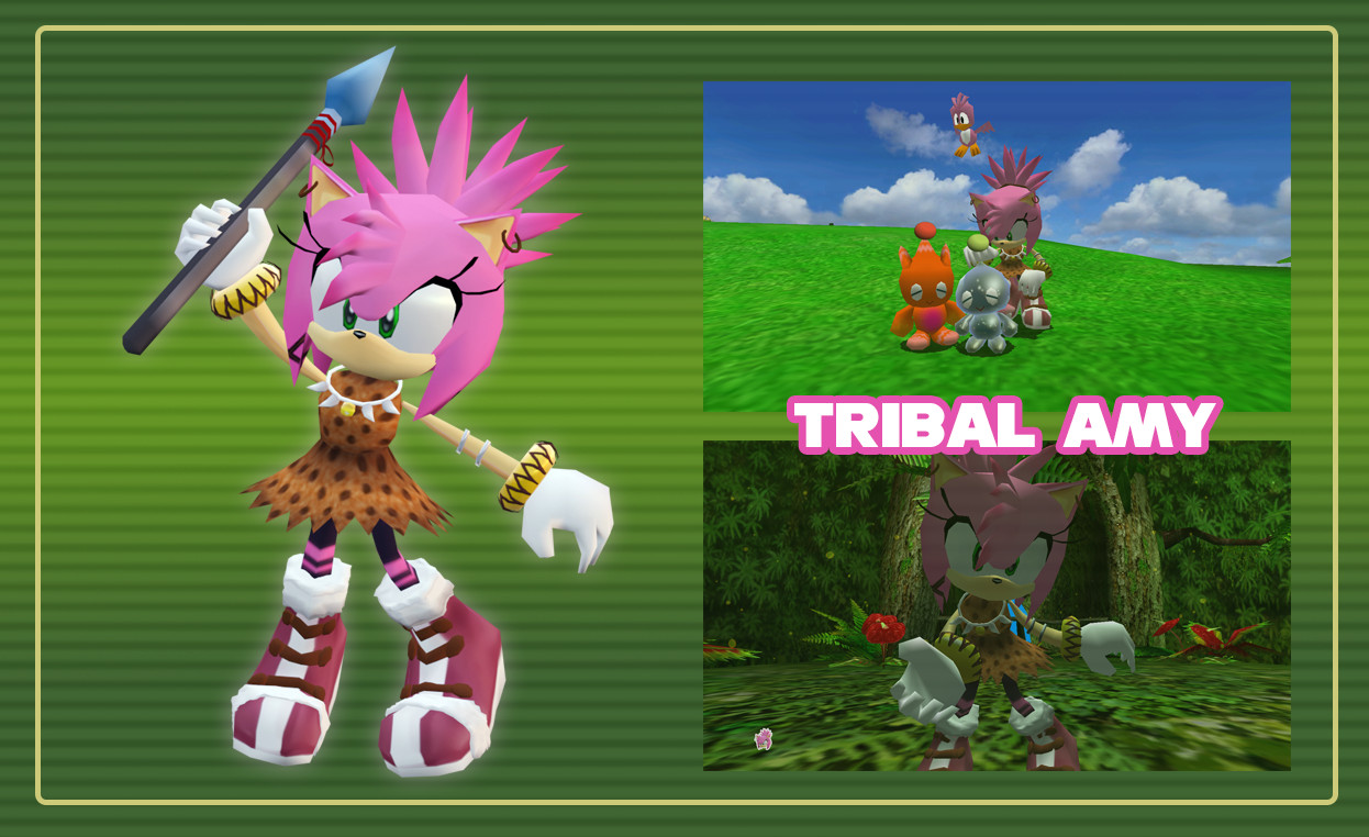 Tribal Amy [Sonic Adventure 2] [Mods]