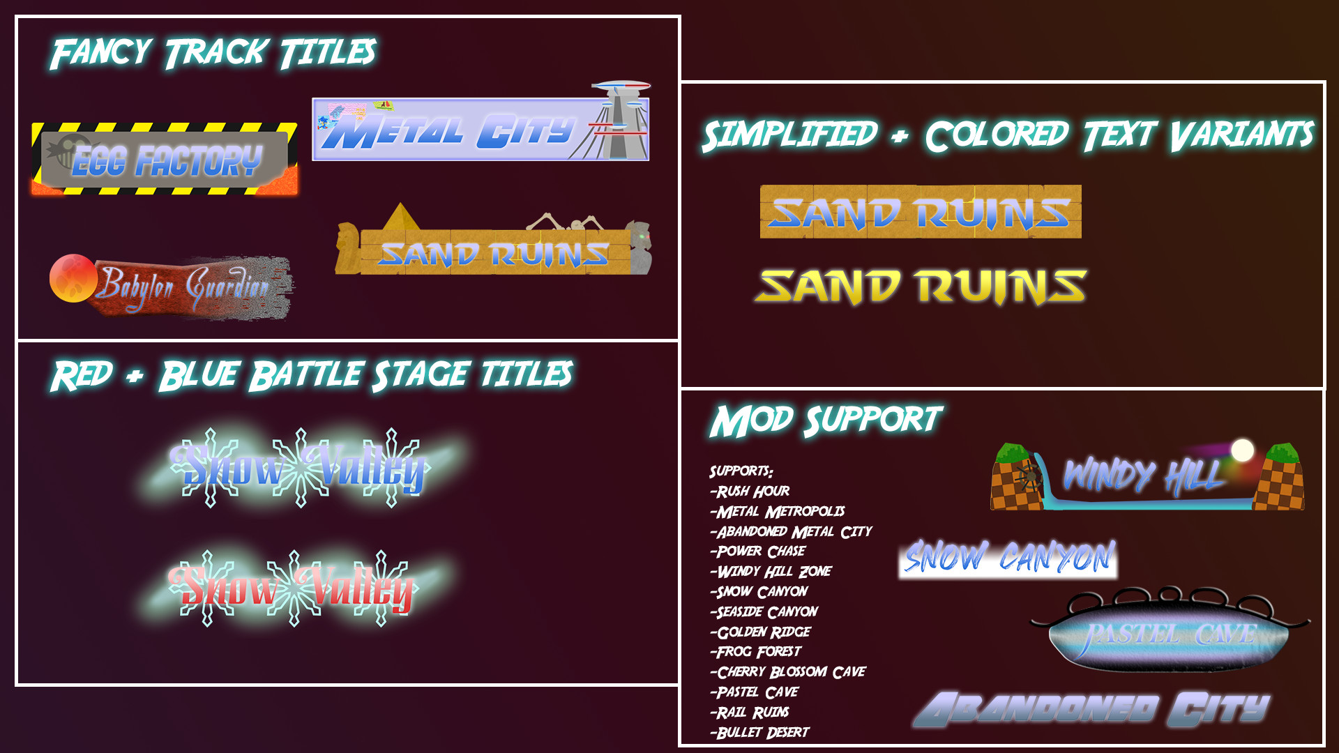 sonic rider trackmap