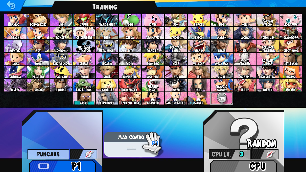 Kirby Classic Font [Super Smash Bros. Ultimate] [Mods]