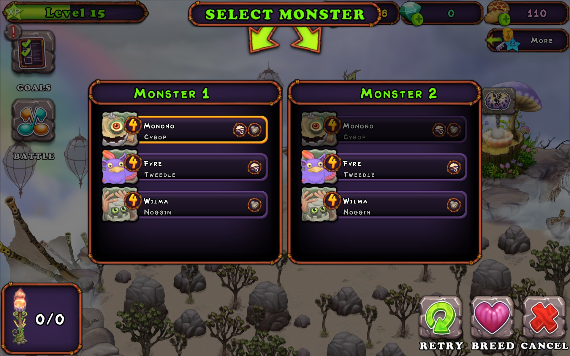 My sings monster mod menu