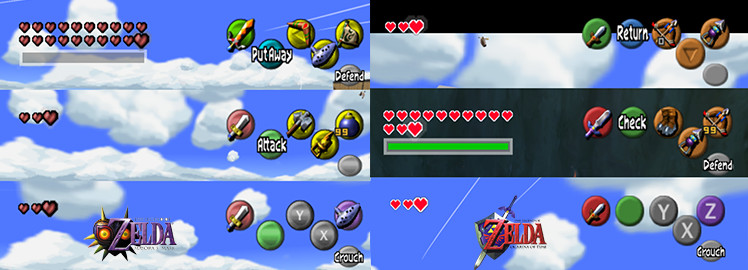 If Ocarina of Time had Majora's Mask's Hud by ryanly64 on DeviantArt