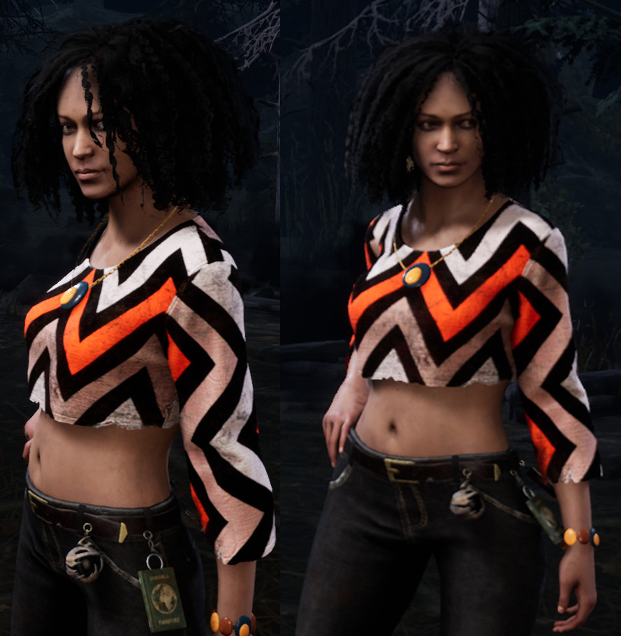 Elodie Black Hair Dead By Daylight Mods