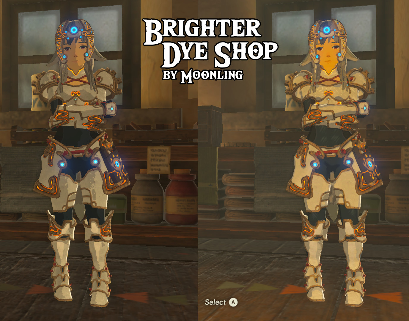 Brighter Dye Shop [The Legend of Zelda Breath of the Wild (WiiU)] [Mods]