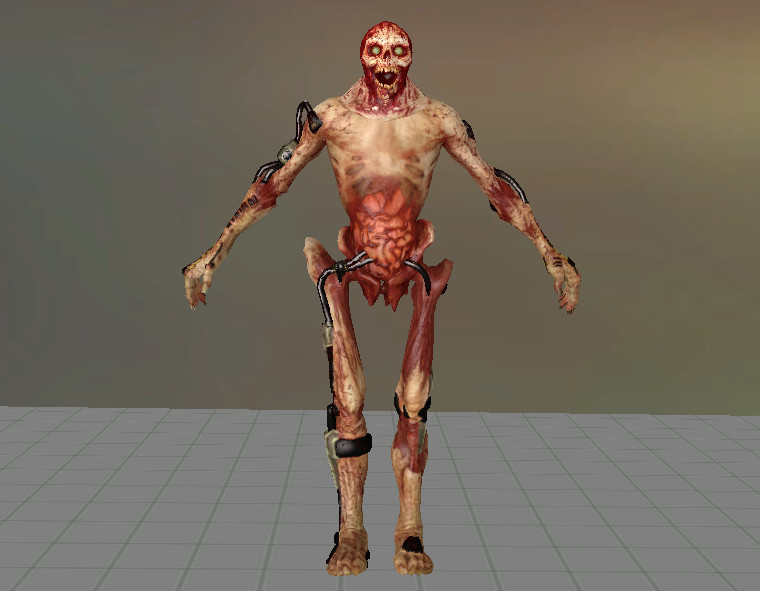 SCP-173 - Low-poly 3D model - Includes mod for SCP CB 3D