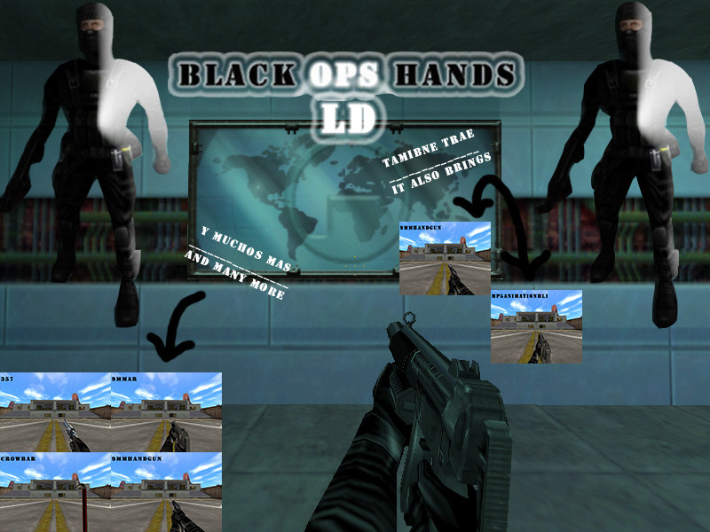 (LD) Black Ops Hands for HL Mod for Half-Life | HL Mods