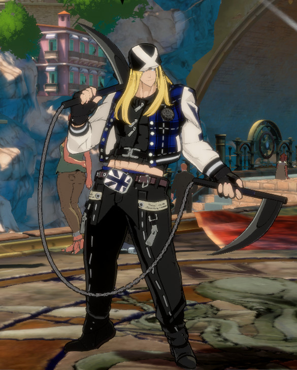 Black, White and Blue Axl [GUILTY GEAR -STRIVE-] [Mods]