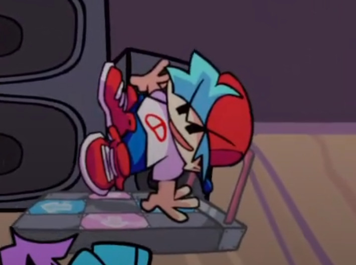 Boyfriend on a Kapi dance pad [Friday Night Funkin'] [Mods]