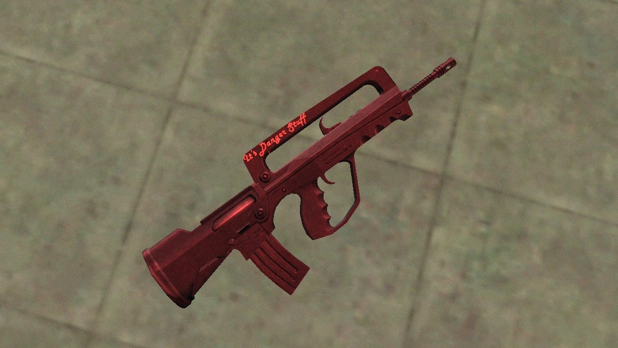 Famas - It's Danger Stuff with Custom Sound Mod for Cry of Fear | CoF Mods