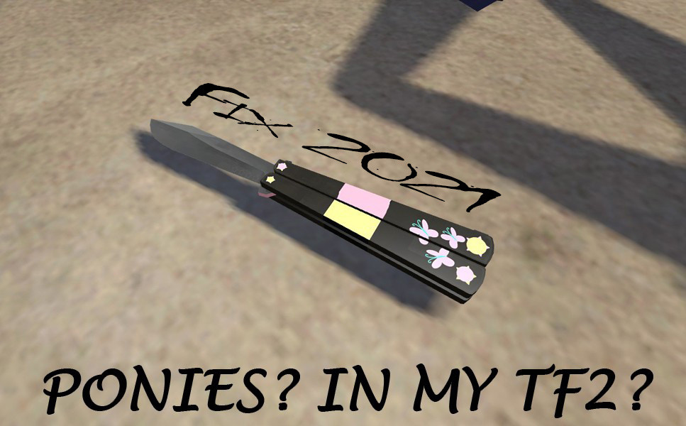 Subtle Fluttershy Knife Skin [Fix 2021]