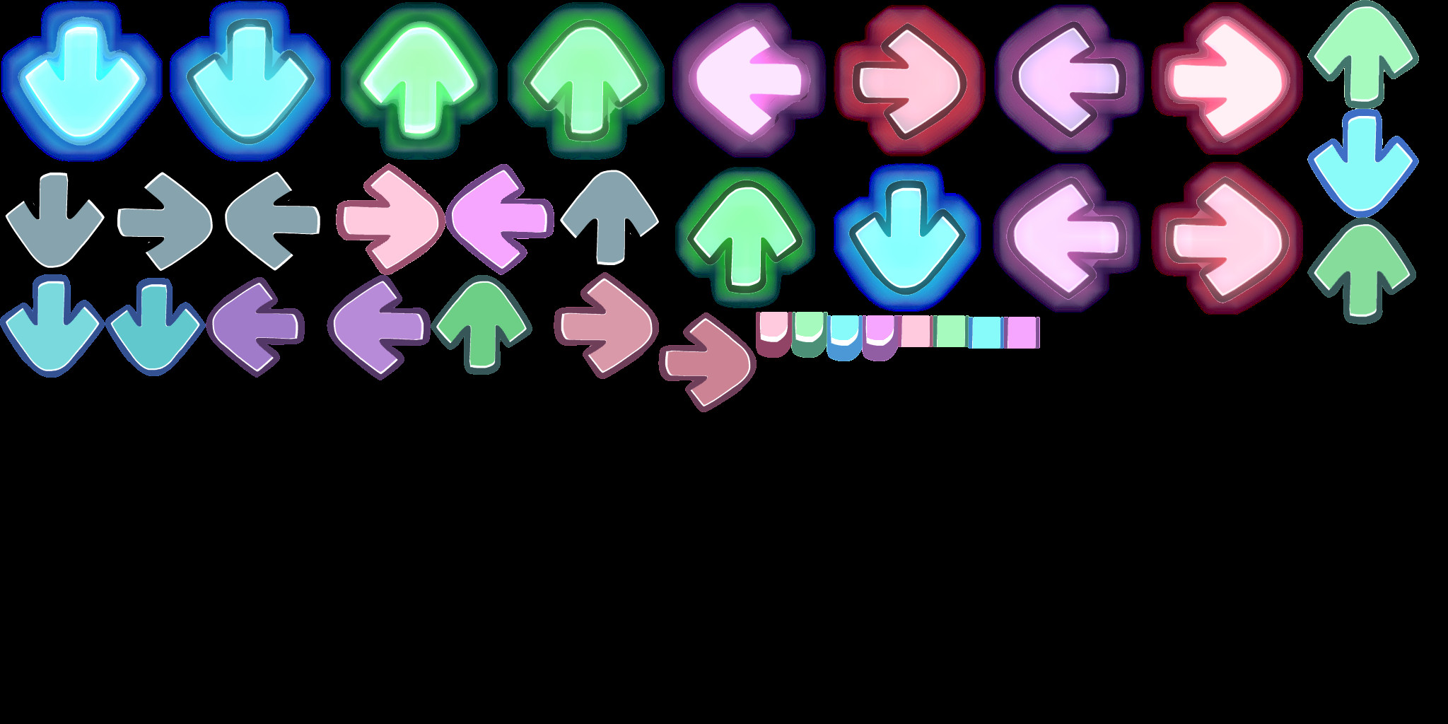 Pastel Note Colours [Friday Night Funkin'] [Mods]