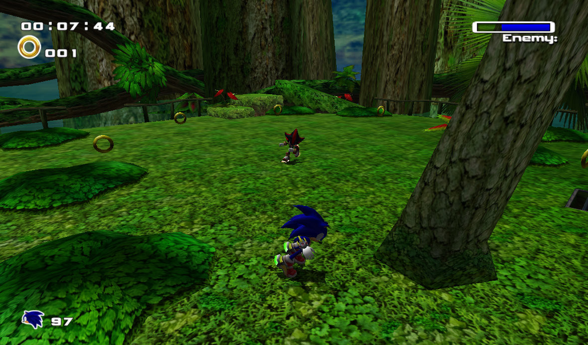 Flying Dog and Sonic vs Shadow DC Fog Restoration [Sonic Adventure 2