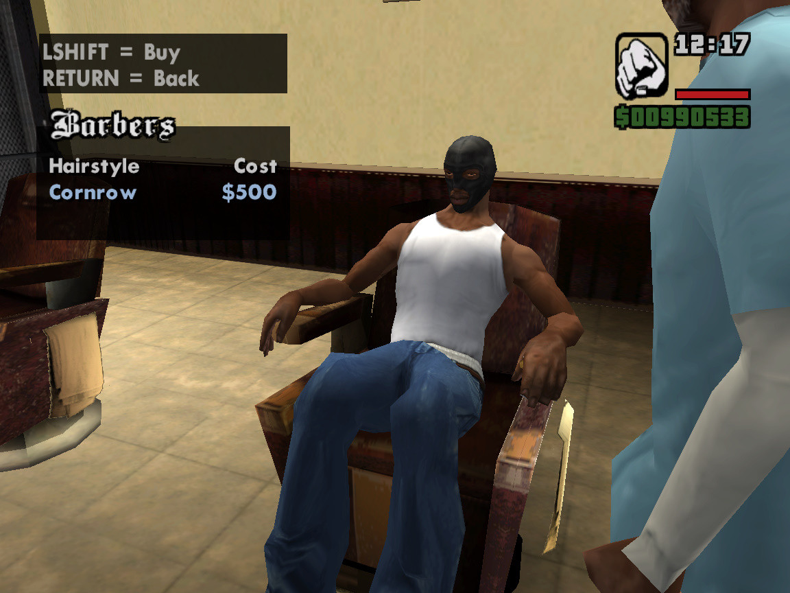 The sexuality of the character in GTA San Andreas: how to cheat