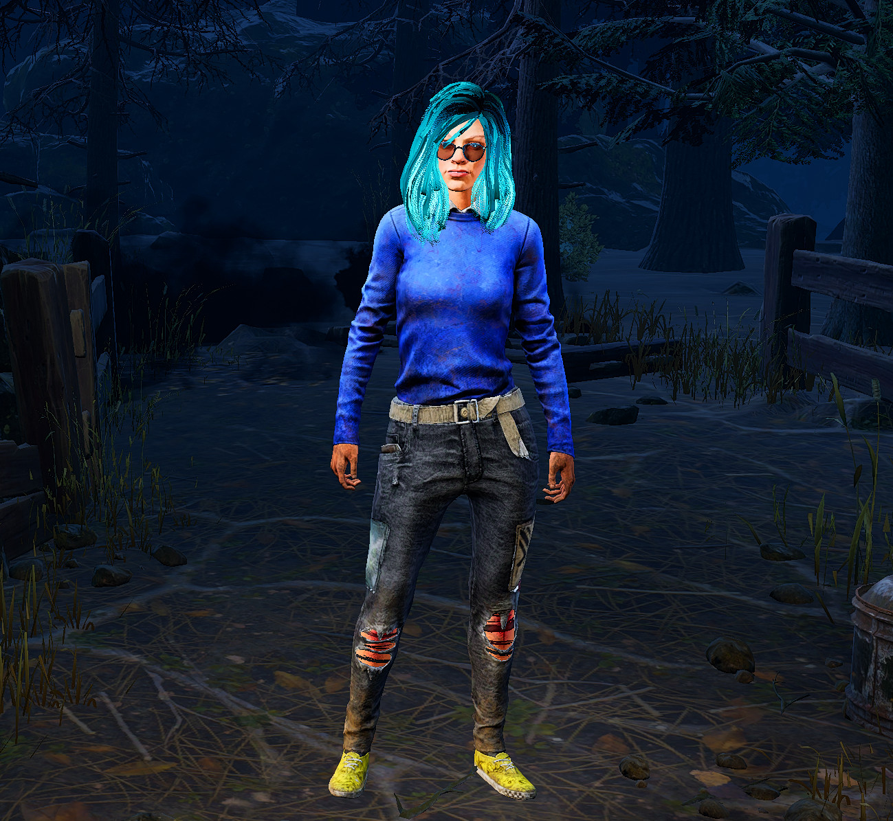 Blue Nea Hair Dead By Daylight Mods 3338