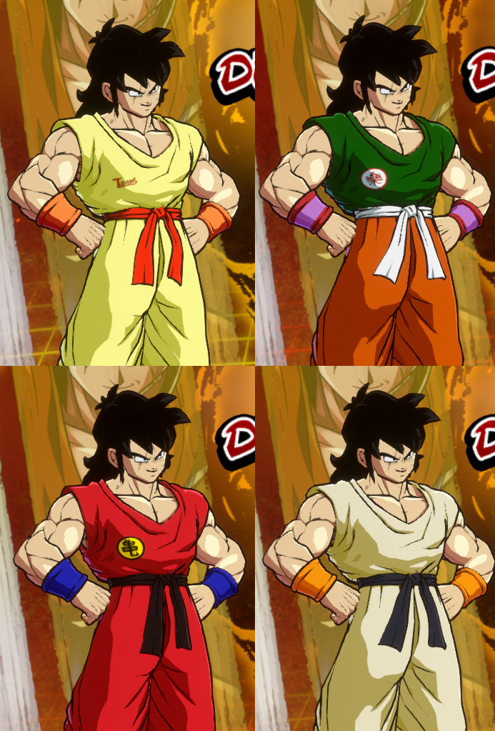 Yamcha Recolors - BenichonSan [Dragon Ball FighterZ] [Mods]