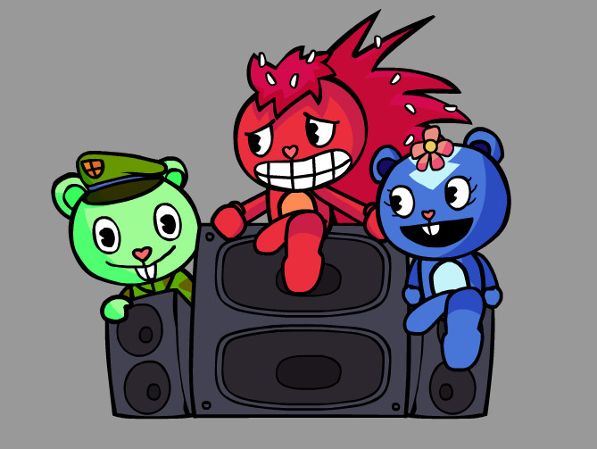 the happy tree friends gang Mod for Friday Night Funkin' | FNF Mods