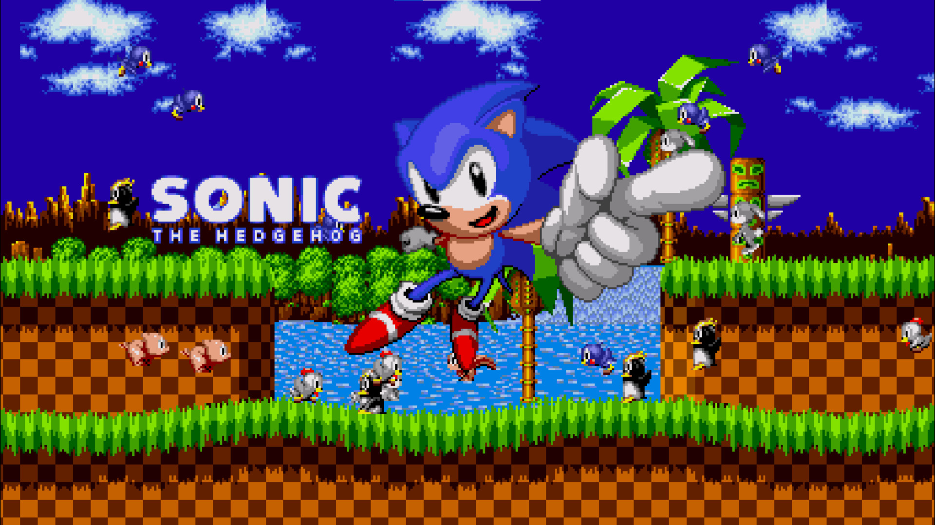 AudioReam on X: I've done one of Sonic's 'Uneasy Balancing' Sprites from  Sonic 2 as a Super Sonic Sprite.  / X