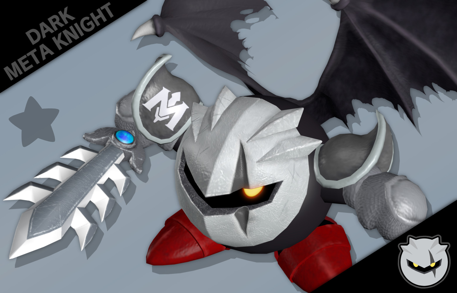 Dark Meta Knight (Kirby Star Allies) [Super Smash Bros. Ultimate] [Mods]