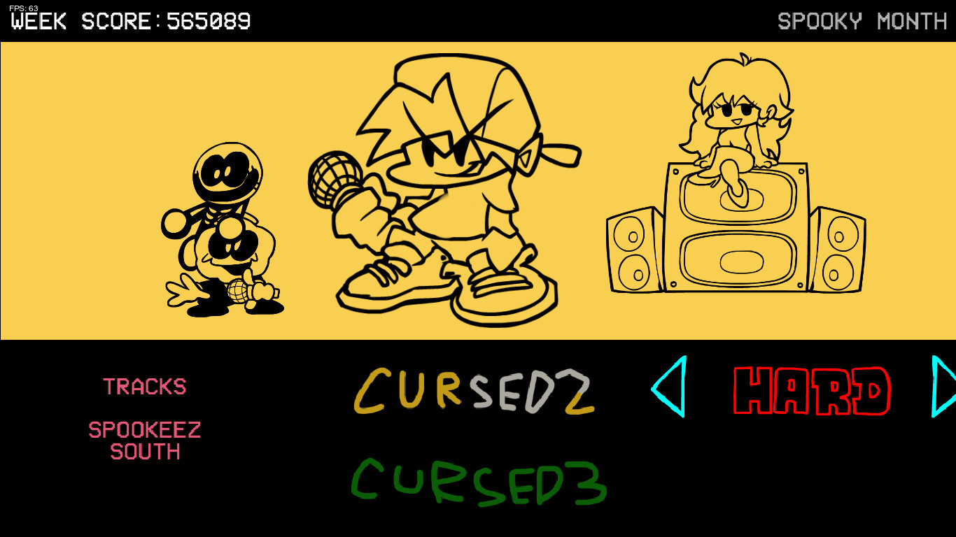 the rare mod : FNF But Cursed [Friday Night Funkin'] [Mods]