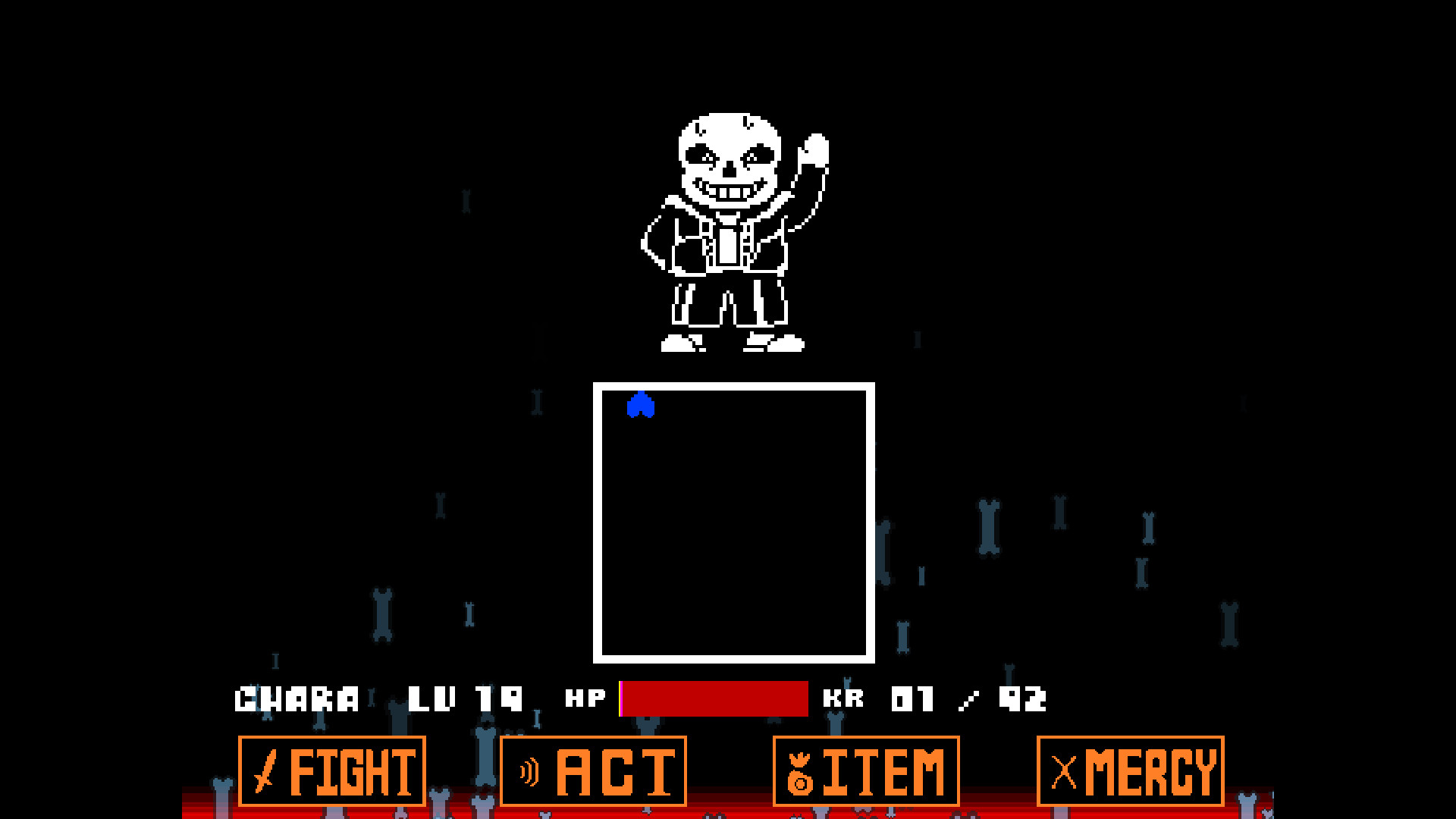 sans fight/ easy mode! by NuggetChild