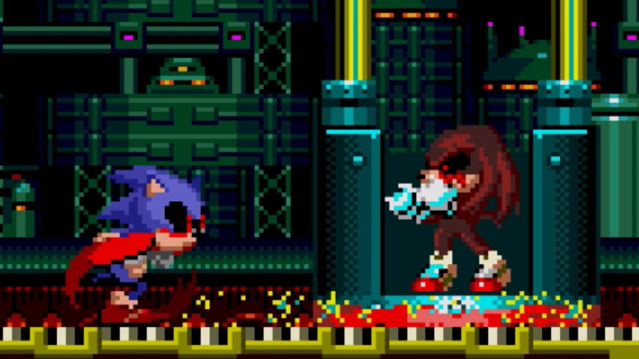 Knuckles.EXE in Sonic CD [Sonic CD (2011)] [Mods]