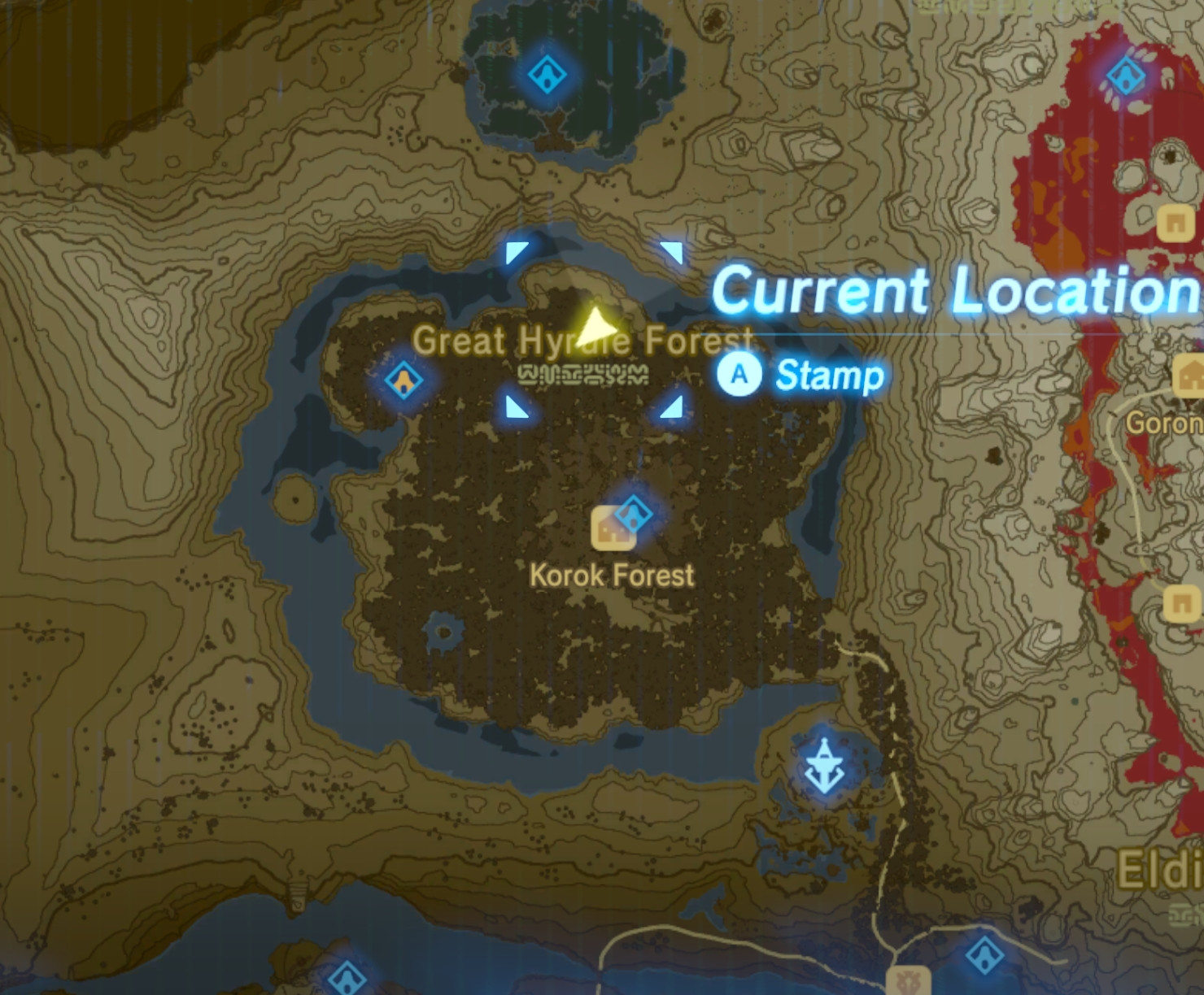 Zelda: Breath of the Wild - Lost Woods route directions and how to reach  Korok Forest