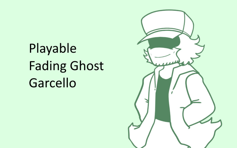 Playable Fading Ghost Garcello [Friday Night Funkin'] [Mods]