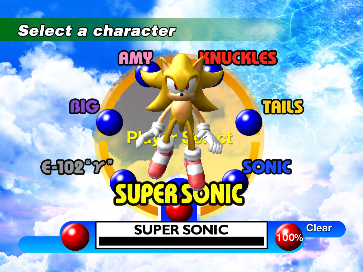 sonic dx character slect mod