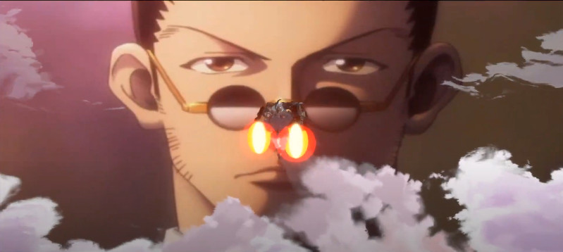 leorio with the intense stare 😭 