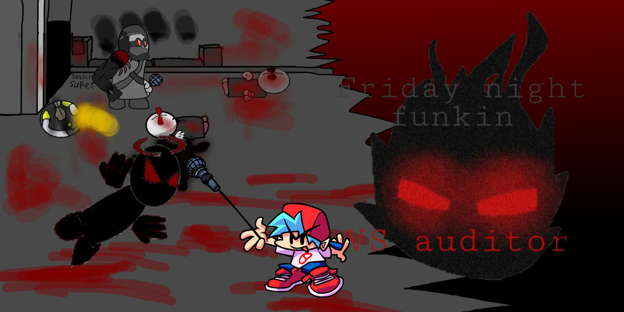 vs Auditor mod Mod for Friday Night Funkin' | FNF Mods