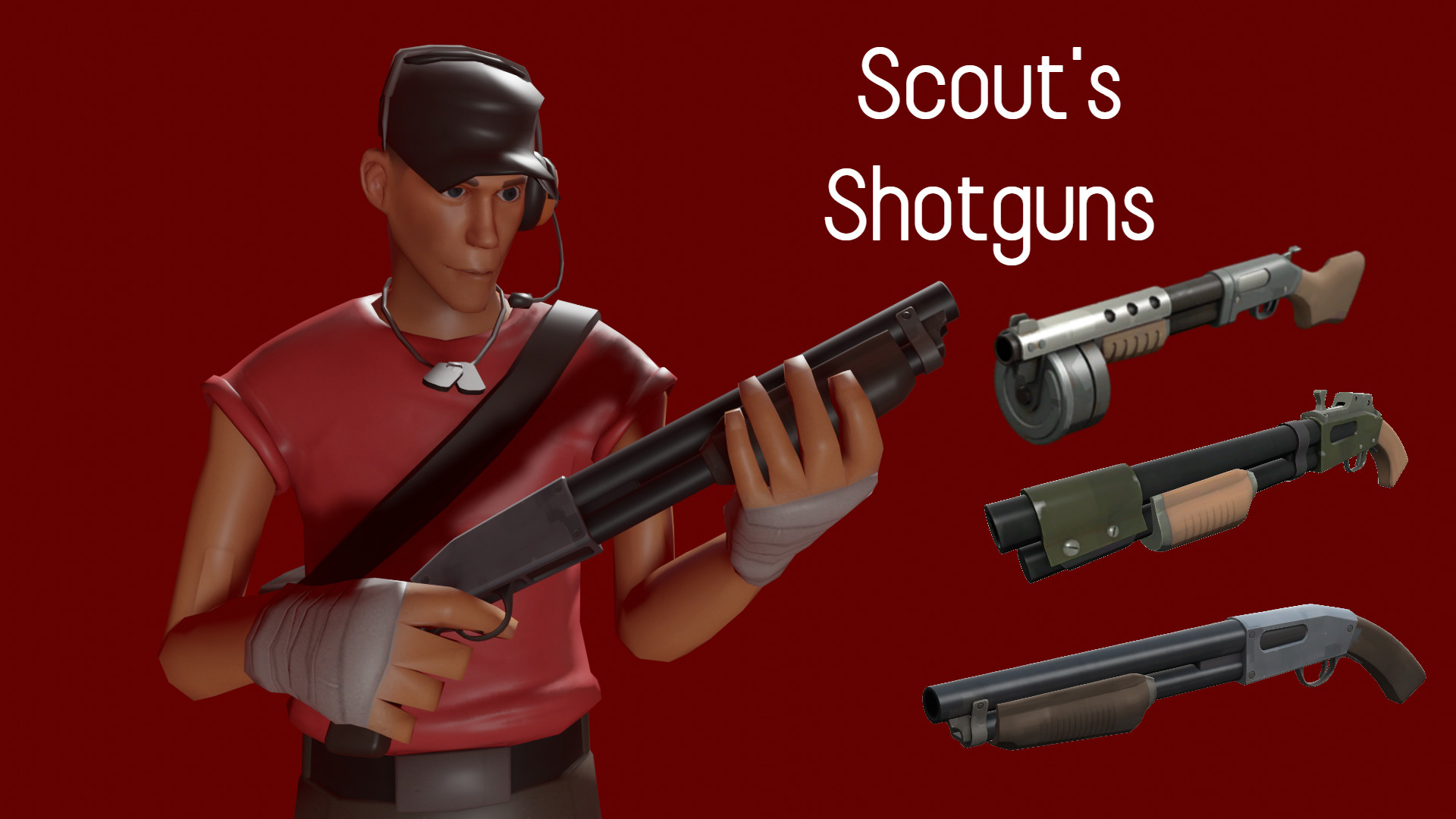 Scout's Shotguns V2 [Team Fortress 2] [Mods]