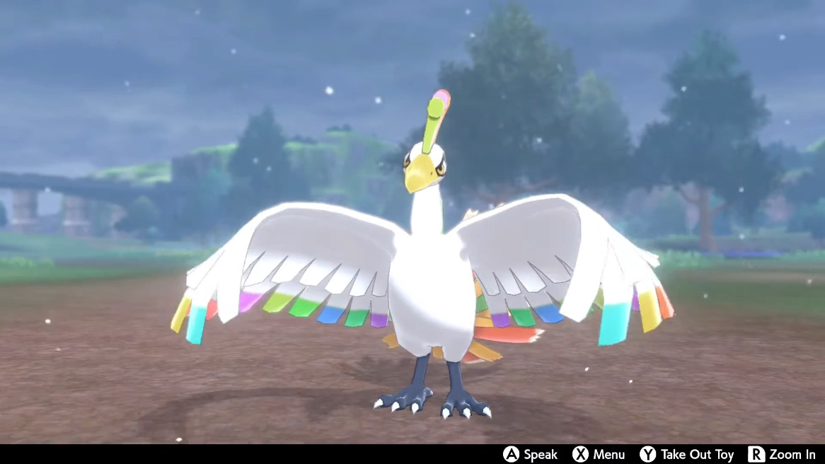 I recolored Ho-oh to actually be a Rainbow Pokemon. : pokemon