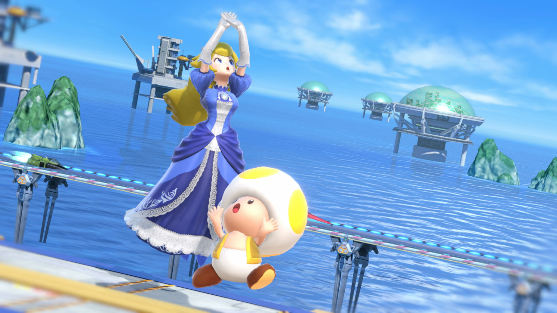 Royal White & Blue Peach [Super Smash Bros. Ultimate] [Mods]