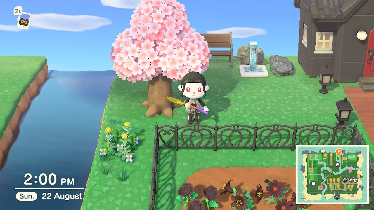 Cherry Trees over Hardwood [Animal Crossing New Horizons] [Mods]