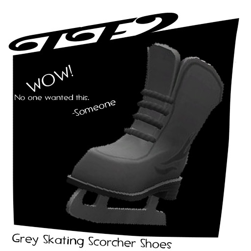 Grey Skating Scorcher Shoes