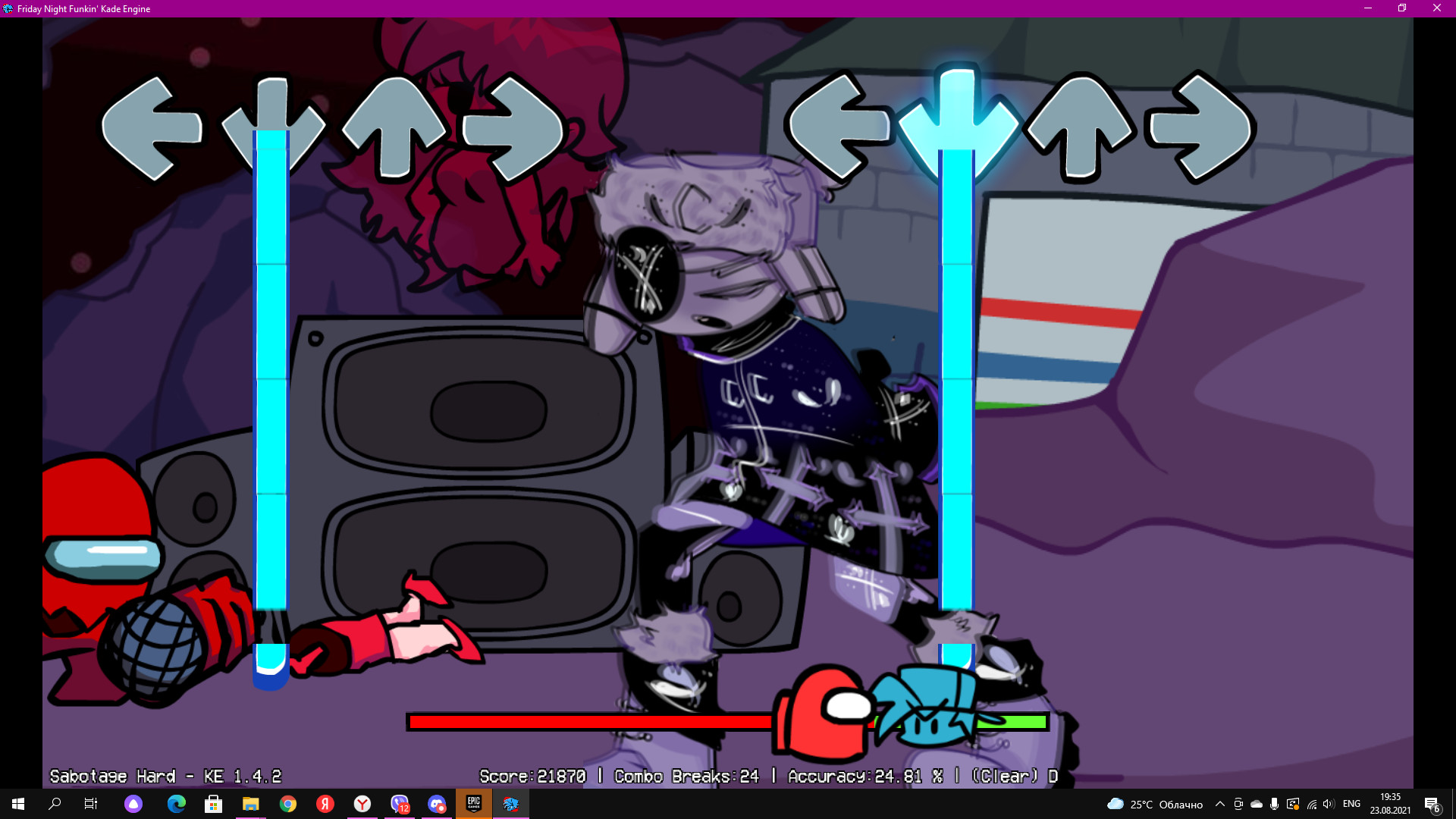 Playable Minus Ruv Mod for Friday Night Funkin' | FNF Mods