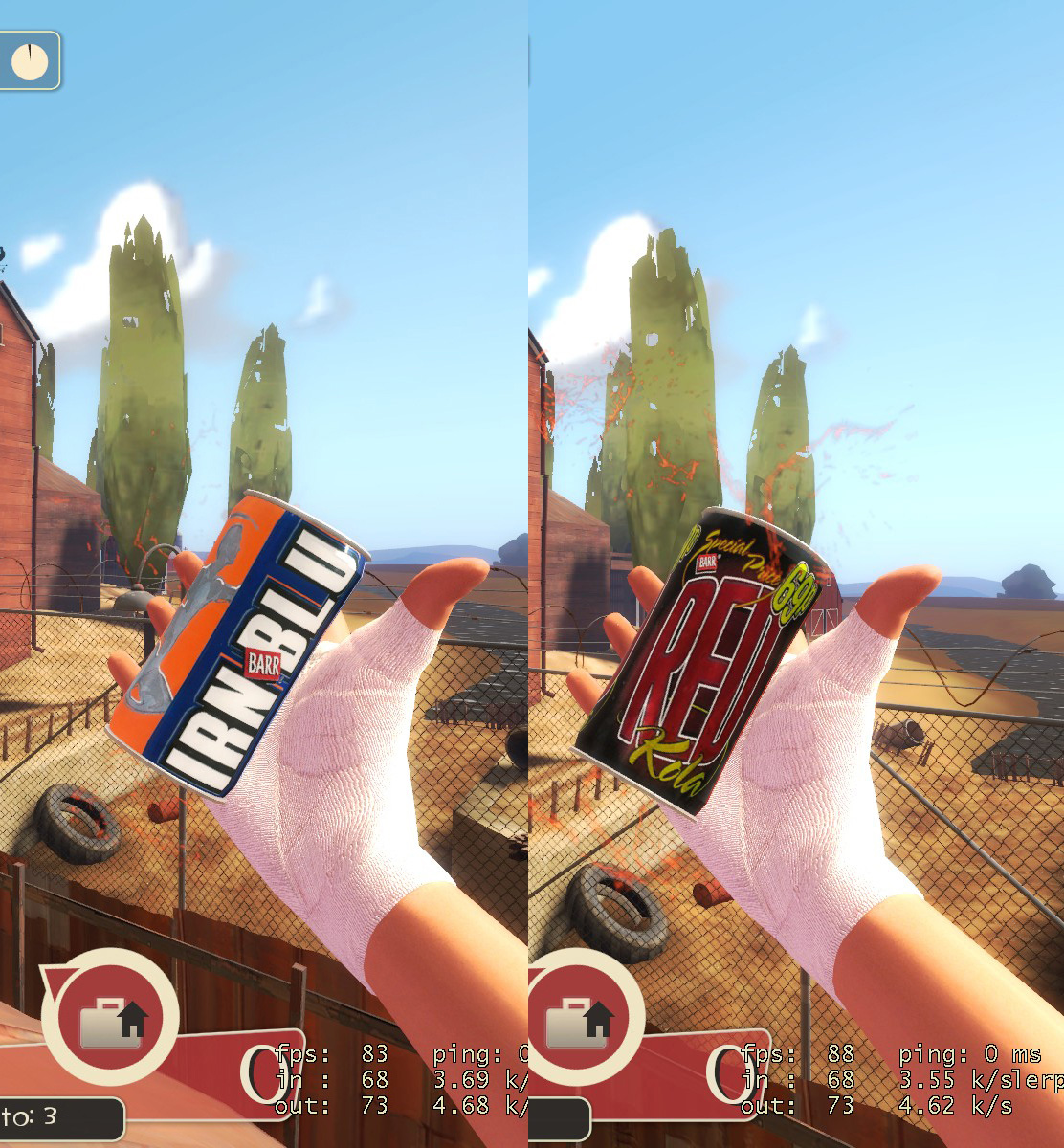 Irn Bru vs Red Kola